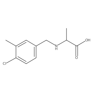 (2R)-2-{[(4-chloro-3-methylphenyl)methyl]amino}propanoic acid Structure