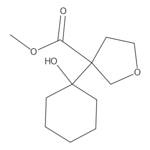 Methyl 3-(1-hydroxycyclohexyl)oxolane-3-carboxylate Structure