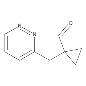 1-[(Pyridazin-3-yl)methyl]cyclopropane-1-carbaldehyde结构式