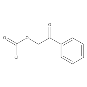 2-Oxo-2-phenylethyl chloroformate结构式