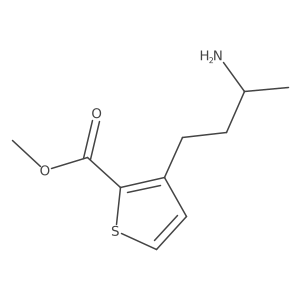 methyl 3-[(3S)-3-aminobutyl]thiophene-2-carboxylate Structure