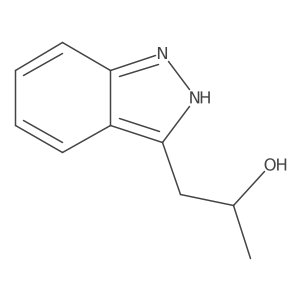 (2R)-1-(1H-indazol-3-yl)propan-2-ol结构式