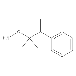 O-(2-methyl-3-phenylbutan-2-yl)hydroxylamine结构式