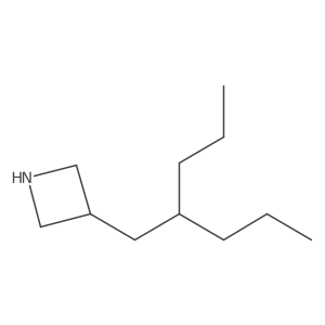 3-(2-Propylpentyl)azetidine结构式