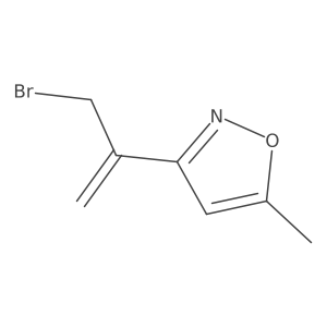 3-(3-Bromoprop-1-en-2-yl)-5-methyl-1,2-oxazole Structure