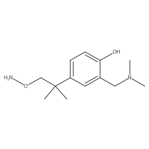 4-[1-(Aminooxy)-2-methylpropan-2-yl]-2-[(dimethylamino)methyl]phenol结构式