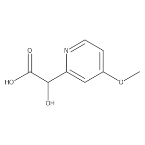 2-Hydroxy-2-(4-methoxy-2-pyridyl)acetic Acid结构式