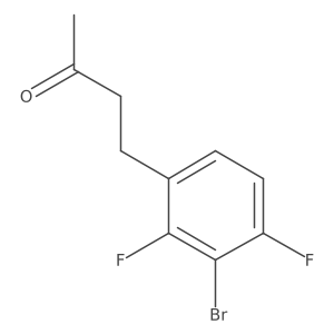 4-(3-Bromo-2,4-difluorophenyl)butan-2-one Structure