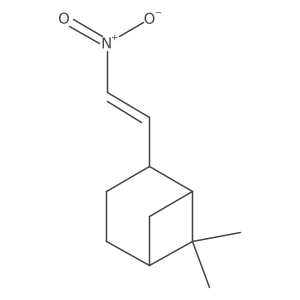 6,6-Dimethyl-2-(2-nitroethenyl)bicyclo[3.1.1]heptane结构式