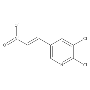 2,3-Dichloro-5-(2-nitroethenyl)pyridine Structure