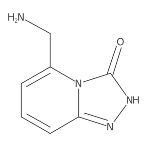 5-(Aminomethyl)-2H-[1,2,4]triazolo[4,3-a]pyridin-3-one结构式