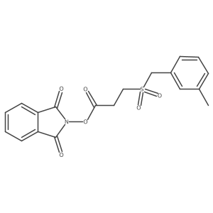 1,3-dioxo-2,3-dihydro-1H-isoindol-2-yl 3-[(3-methylphenyl)methanesulfonyl]propanoate Structure