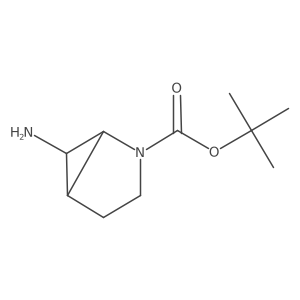 rac-tert-butyl (1R,5R,6R)-6-amino-2-azabicyclo[3.1.0]hexane-2-carboxylate Structure