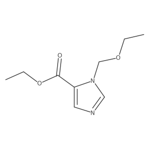 EThyl 3-(ethoxymethyl)imidazole-4-carboxylate结构式
