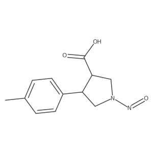 4-(4-Methylphenyl)-1-nitrosopyrrolidine-3-carboxylic acid Structure