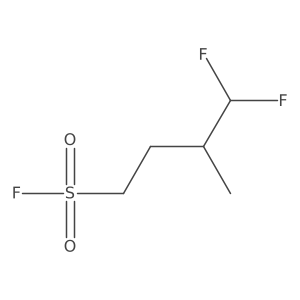 4,4-Difluoro-3-methylbutane-1-sulfonyl fluoride结构式