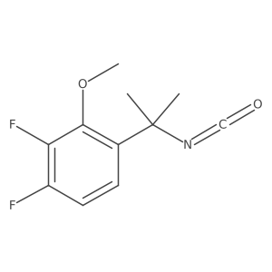 1,2-Difluoro-4-(2-isocyanatopropan-2-yl)-3-methoxybenzene Structure