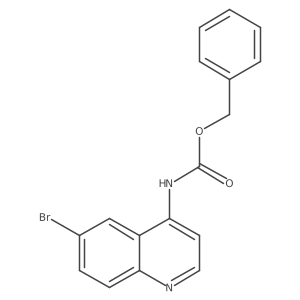 benzyl N-(6-bromoquinolin-4-yl)carbamate Structure