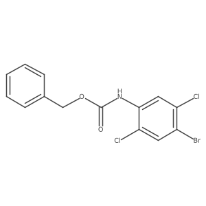benzyl N-(4-bromo-2,5-dichlorophenyl)carbamate Structure