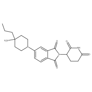5-(4-amino-4-propylpiperidin-1-yl)-2-(2,6-dioxopiperidin-3-yl)-2,3-dihydro-1H-isoindole-1,3-dione Structure