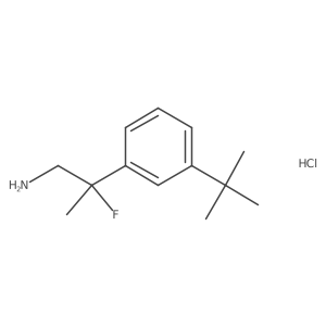 2-(3-Tert-butylphenyl)-2-fluoropropan-1-aminehydrochloride Structure