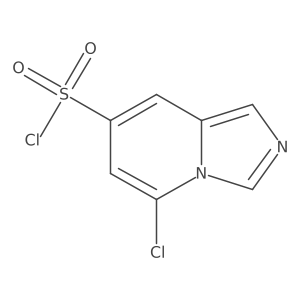 5-Chloroimidazo[1,5-a]pyridine-7-sulfonyl chloride结构式
