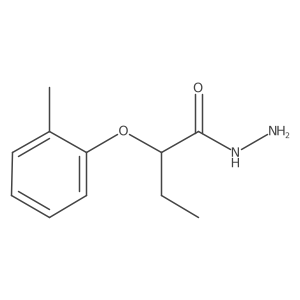 2-(2-Methylphenoxy)butanoic acid hydrazide结构式