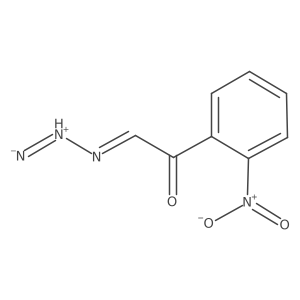 3-[2-(2-Nitrophenyl)-2-oxidaniumylideneethylidene]triaz-1-en-1-ide结构式