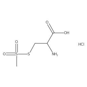 (R)-2-Amino-3-((methylsulfonyl)thio)propanoicacidhydrochloride Structure