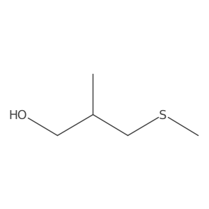 2-Methyl-3-(methylsulfanyl)propan-1-ol结构式
