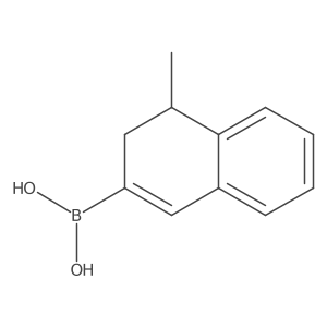 (4-Methyl-3,4-dihydronaphthalen-2-yl)boronic acid结构式