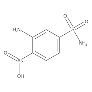 Arsinic acid, (2-amino-4-(aminosulfonyl)phenyl)-结构式