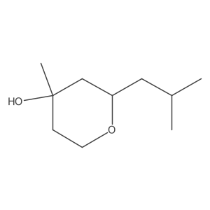2-Isobutyl-4-methyltetrahydropyran-4-ol, (2R,4R)-结构式