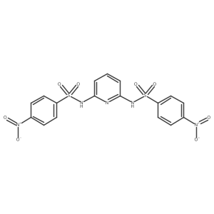 N,Na(2)-2,6-Pyridinediylbis[4-nitrobenzenesulfonamide]结构式