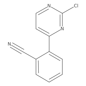 2-(2-Chloropyrimidin-4-yl)benzonitrile Structure