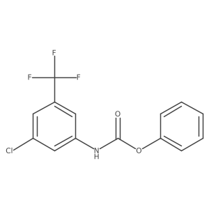 Phenyl [3-chloro-5-(trifluoromethyl)phenyl]carbamate结构式