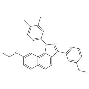 1-(3,4-dimethylphenyl)-8-ethoxy-3-(3-methoxyphenyl)-1H-pyrazolo[4,3-c]quinoline Structure