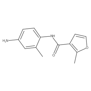 N-(4-Amino-2-methylphenyl)-2-methyl-3-furancarboxamide结构式