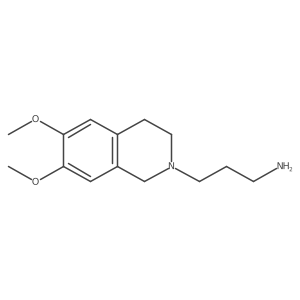3-(6,7-Dimethoxy-1,2,3,4-tetrahydroisoquinolin-2-YL)propan-1-amine Structure