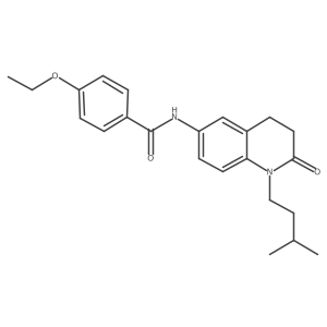 4-ethoxy-N-(1-isopentyl-2-oxo-1,2,3,4-tetrahydroquinolin-6-yl)benzamide Structure