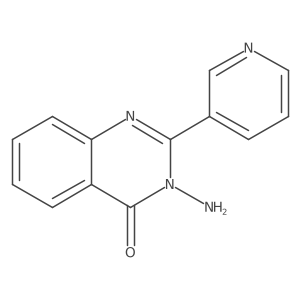 3-Amino-2-(pyridin-3-YL)quinazolin-4(3H)-one结构式
