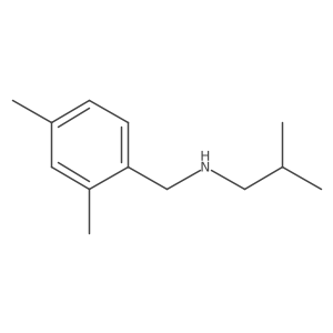 [(2,4-Dimethylphenyl)methyl](2-methylpropyl)amine Structure