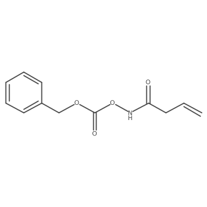 N-(((benzyloxy)carbonyl)oxy)but-3-enamide结构式