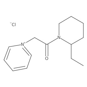 1-[2-(2-Ethylpiperidino)-2-oxoethyl]pyridinium chloride结构式