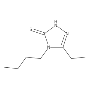 4-butyl-5-ethyl-4H-1,2,4-triazole-3-thiol结构式