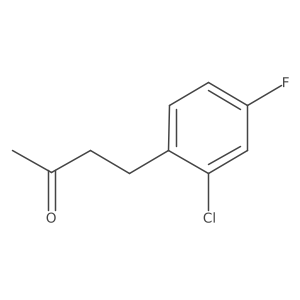 4-(2-Chloro-4-fluorophenyl)butan-2-one Structure