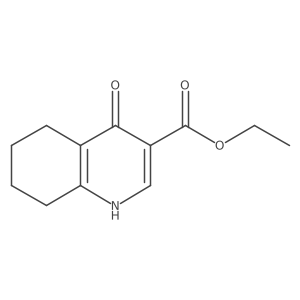Ethyl 4-hydroxy-5,6,7,8-tetrahydroquinoline-3-carboxylate结构式