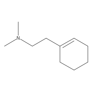 N,N-Dimethyl-1-cyclohexene-1-ethanamine Structure