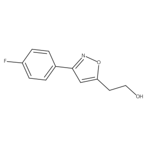 2-(3-(4-Fluorophenyl)isoxazol-5-yl)ethanol结构式
