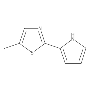 5-methyl-2-(1H-pyrrol-2-yl)-1,3-thiazole Structure